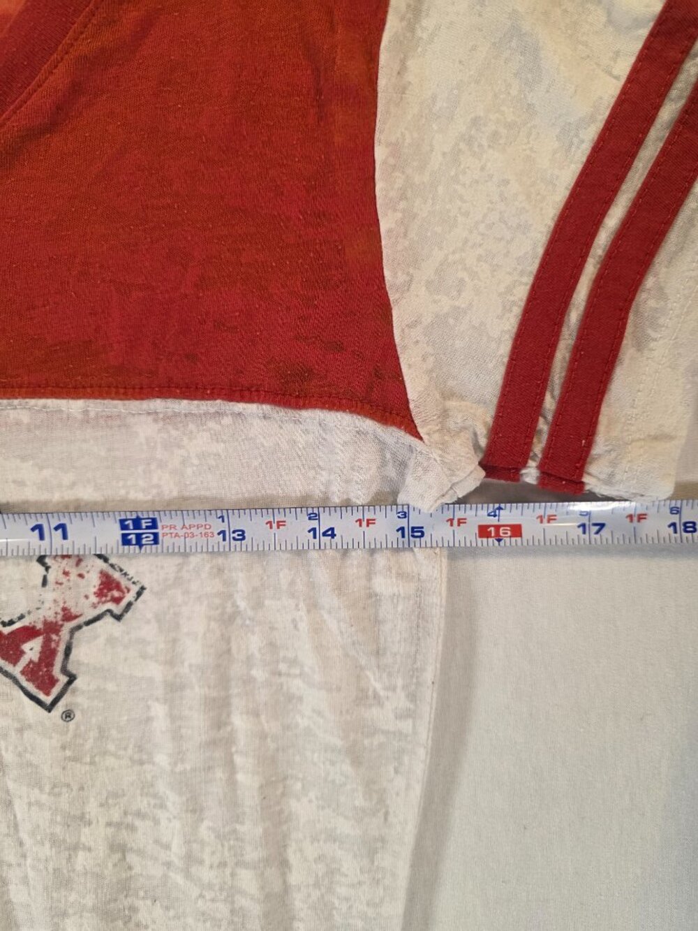MLB Boston Red Sox Burnout Shirt Women’s Shirt Small Touch by Alyssa Milano - Picture 6 of 8